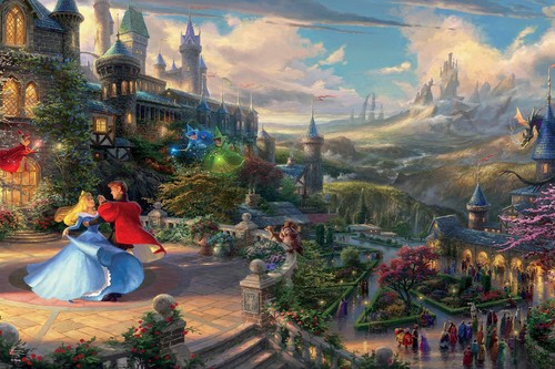 Quadro disney bella - disney,