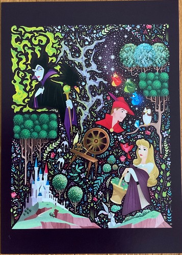 Cartolina disney wonderground - disney,