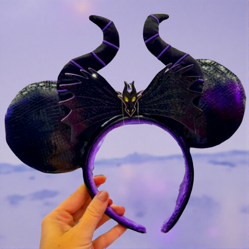 Cerchietto orecchie malefica - orecchie,