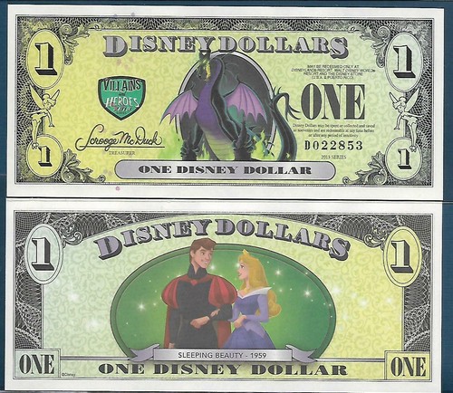 Disney dollar 1 - disney,